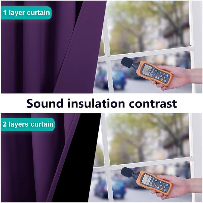 NICETOWN 100% Blackout Curtains - Image 2