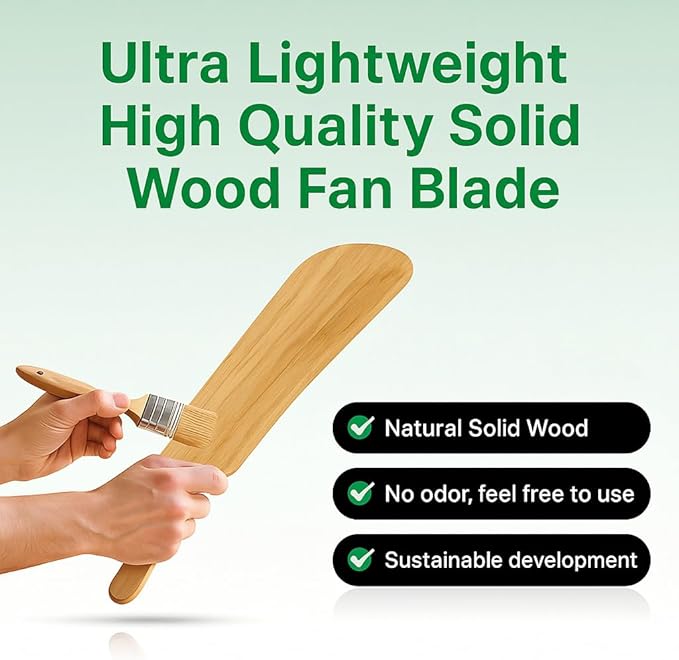 Gaizw Ceiling Fans with Lights, 52 Inch Flush Mount Ceiling Fan with Light,Modern 3-Blade Wooden Ceiling Fan, 6-Speed Remote Control, Bedroom Dining Room Garage Indoor Outdoor Fandelier