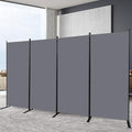 Room Divider 4 Panel-136''Wide, 6FT Room Dividers and Folding Privacy Screen | by HOMSCREENER