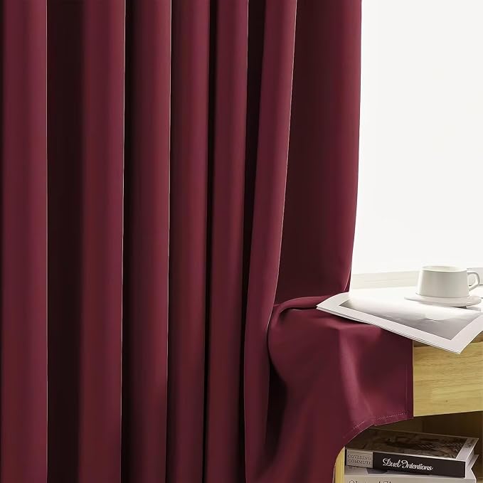 Joydeco Blackout Curtains for Bedroom 84 inch Long 2 Panels, Thermal Insulated - Image 5