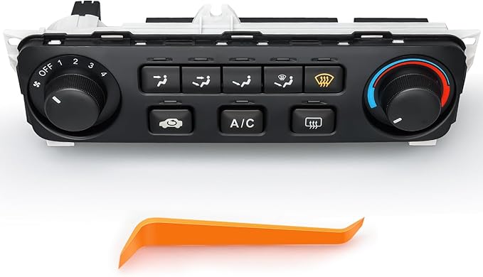 79600-S84-A21ZA A/C Control Panel Compatible with 2001-2002 Honda Accord 2.3L L4/3.0L V6 AC Climate Control Module, 79600S84A21ZA HVAC Control Panel Original Air Conditioning Control