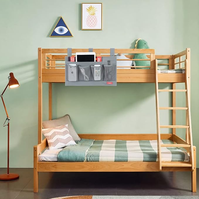 Zafit Hanging Bedside Caddy, Bedside Storage Organizer - Image 7