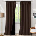 BGment Brown Blackout Curtains for Living Room 108 Inch Length 2 Panels | by BGment