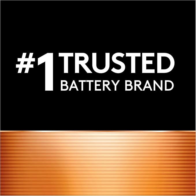DURACELL Coppertop 9V Battery, 9 Volt with Long-Lasting Power, All-Purpose Alkaline 9V Battery for Household and Office Devices!