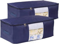 Comforter Storage Bags Pack of 2, Pillow Beddings/Blanket Clothes Organizer by VEAMOR