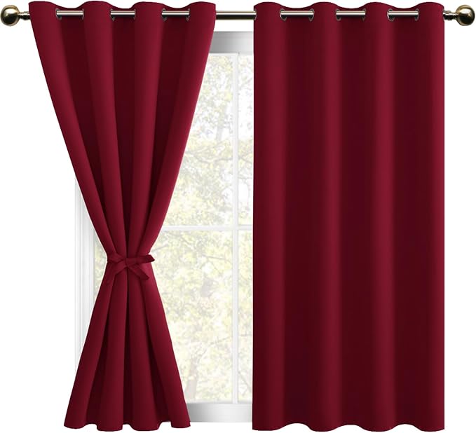 DWCN Blackout Curtains with Tiebacks - Image 7