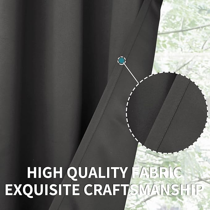 BGment Short Blackout Curtains 48 Inch Length - Image 5