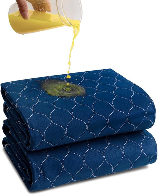 Alsunny® Incontinence Bed Pads 34x36 Inch (2pack),Hide Stains Pads for Beds for Incontinence Adults,Waterproof Bed Pads Washable,Waterproof Mattress Pad, Slip Resistant Bed Pads for Kids,Toddlers,Pet