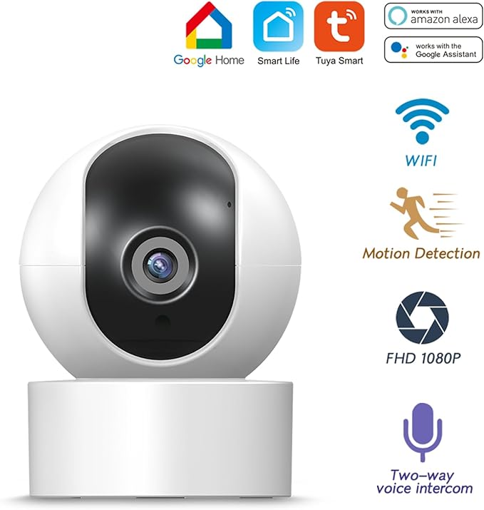 PGST WiFi Home Alarm System with T53W 5MP HD Security Camera,Wireless Home Security Systems with Door and Window Sensors,Remote,APP Instant Alerts for Villa,Apartment,Pets,Kids Safety,No Monthly Fee