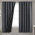 BGment 100% Grey Blackout Curtains by BGment