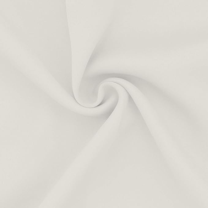 Easy-Going Thermal Grommet Curtains, 2 Panels 52x84 in, Ivory | Washable - Image 6