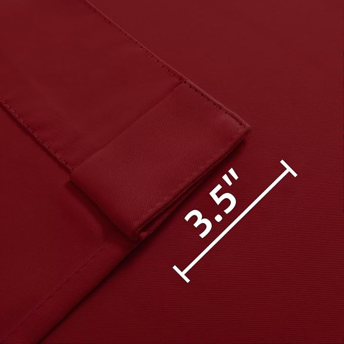 Joydeco 72 Inch Blackout Curtains - Image 4