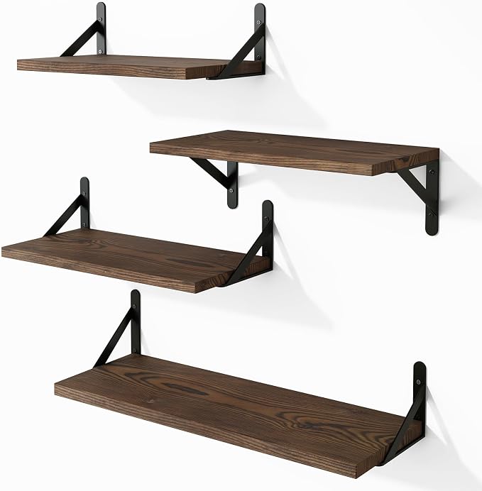 YGEOMER 4 Different Sizes Floating Shelves by YGEOMER
