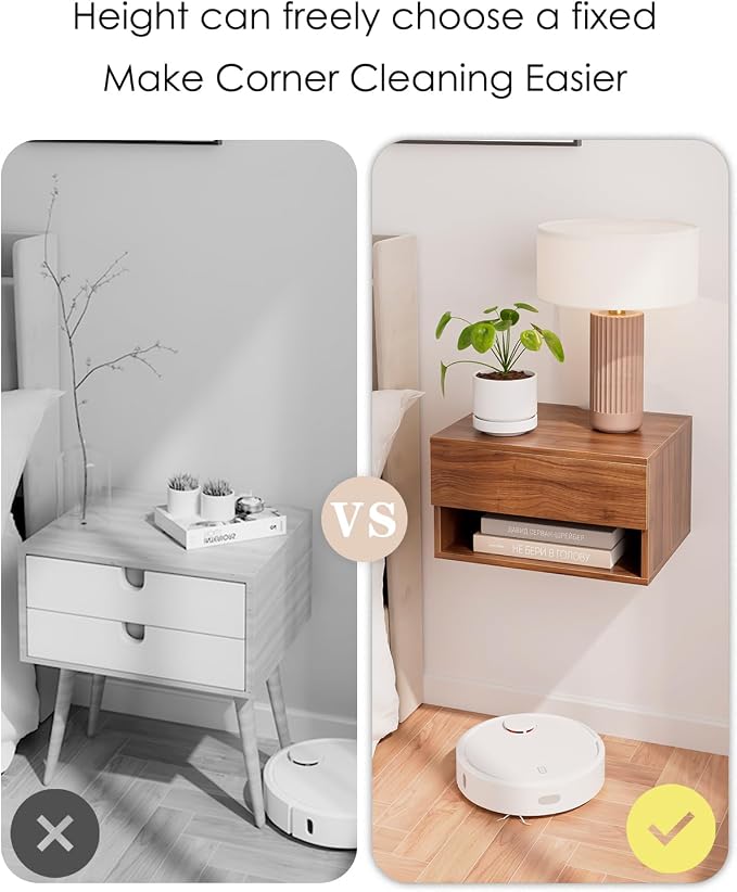 Modern Walnut Floating Nightstand - Image 6