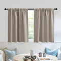 RYB HOME Short Blackout Privacy Curtains 30 inch Long by RYBHOME
