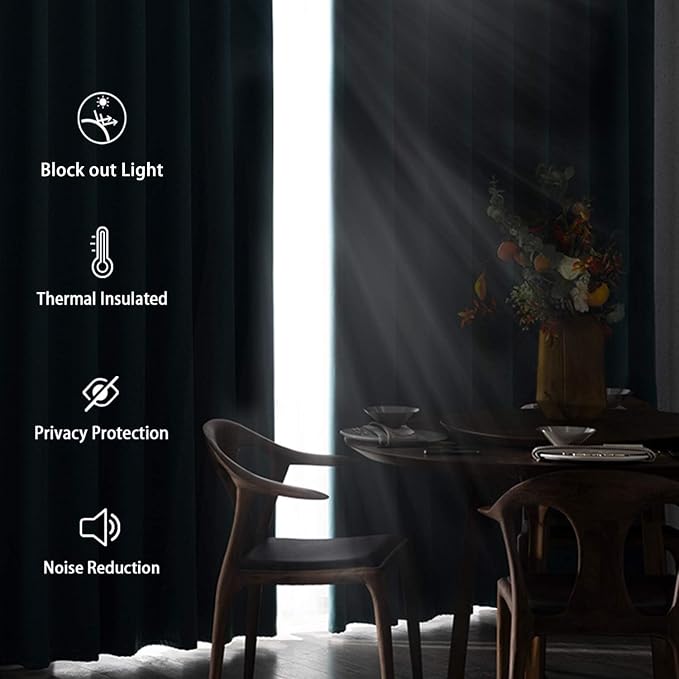DWCN Blackout Curtains for Bedroom - Image 3