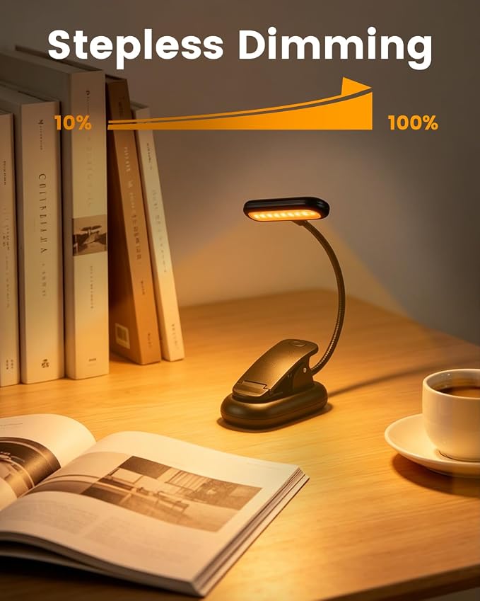 Klarlight 1800K Amber Rechargeable Book Light - Image 3