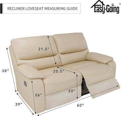 Easy-Going 6 Pieces Recliner Loveseat Stretch Sofa Slipcover Sofa Cover Furniture Protector Couch Soft with Elastic Bottom Kids, Spandex Jacquard Fabric Small Checks Wine