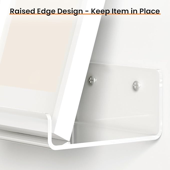 upsimples 6" Acrylic Shelves, Small Shelf - Image 4