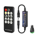 Mini RF Dimmer Controller 14 Keys 3014 5630 5730 3528 LED Strips DC5V/DC12V/DC24V Dimmer Switch Brightness Mode Effect Mode Wireless LED Dimmer Controller(Single Color)