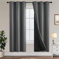 Yakamok Grey Blackout Curtains 72 inches Long by Yakamok