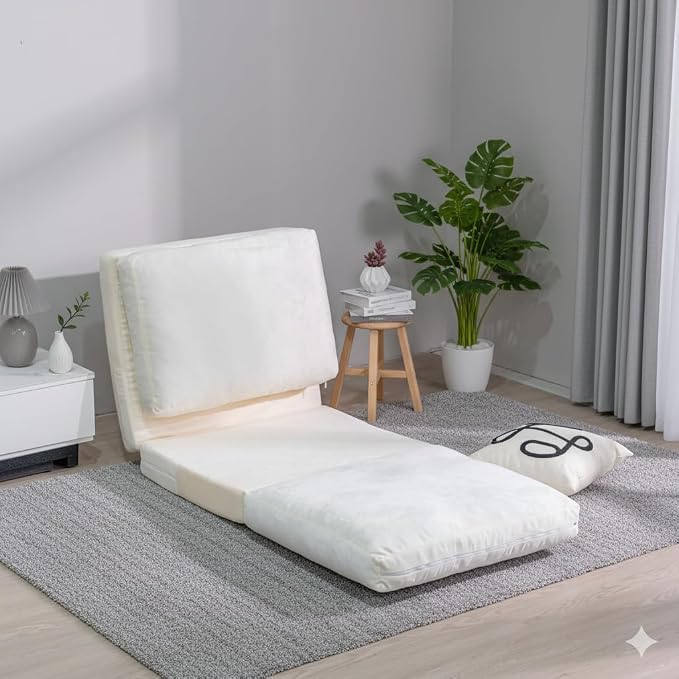 Cvortll 4-in-1 Folding Sofa Bed, Memory Foam Bean Bag Chair, Large Convertible - Image 9