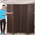 Room Dividers and Folding Privacy Screens 4 Panel 6 ft Foldable Portable Room by DKELI
