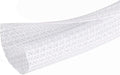 Moxita 25ft - 1/2 inch Cord Protector Cable Sleeve Split Wire Loom Tubing for Power Cord Audio USB Cable, Cord Sleeve Cable Management for TV Computer, Cord Protectors from Pets Chewing, White