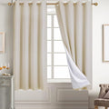 Diraysid 100% Blackout Curtains Light Beige Linen Curtains by Diraysid%2C+refresh+your+life