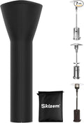 Skizem Outdoor Patio Heater Covers with Zipper,Upgraded 420D Oxford Fabric with PU Coating Material,100% Waterproof Windproof Anti-UV Snow-Poof,36 Months of Use (89'' H x 33" D x 19" B)