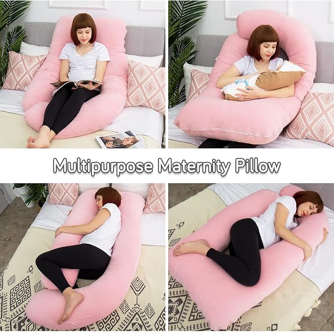 60 Inch Pregnancy Pillows for Sleeping | Extra Large U Shaped Body Pillow - Image 6