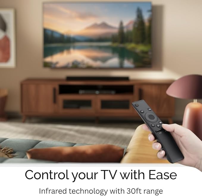 2 Pack BN59-01295A Samsung TV Remote Control Replacement for Smart TV - Easy Setup, Durable Design, Universal Infrared Remote - Works with Samsung Smart, QLED, UHD, 4K, Curved, LED, LCD, & HDTV Models