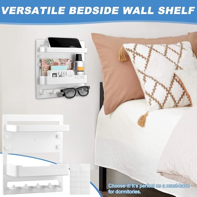 Bedside Shelf Wall Mount Organizer - Image 6