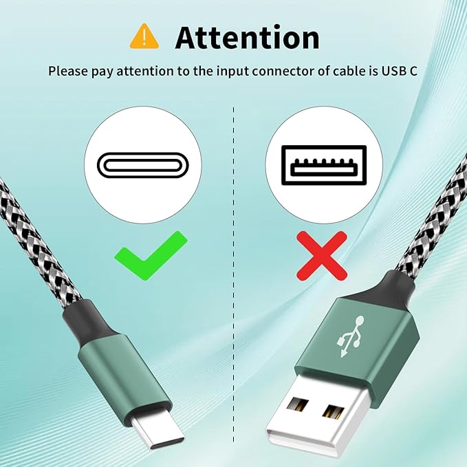 USB C Multi Charging Cable, (3 Pack 4FT), 3 in 1 Charging Cable Nylon Braided Universal Charger Cable with Type-C, Micro USB,IP Port for iPhone16/15 Series/Cell Phones & Pads and Other Devices