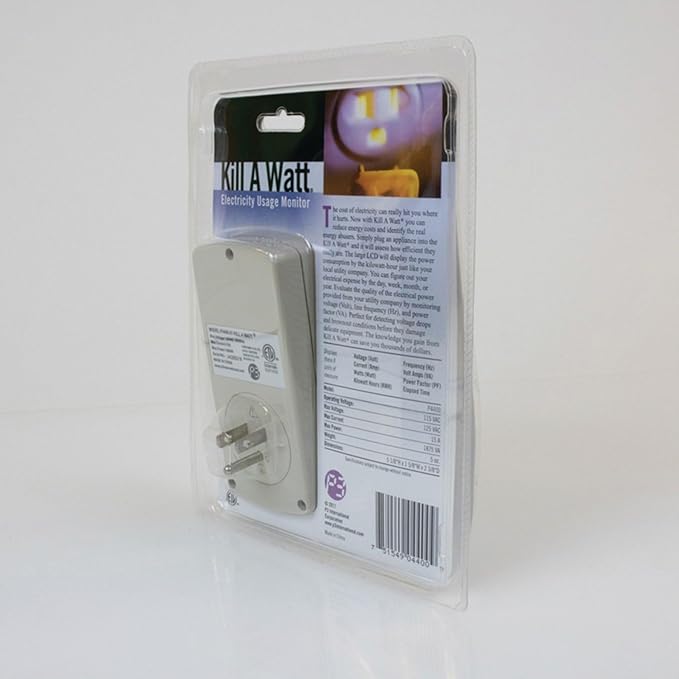 3-Pack P3 P4400 Kill A Watt Electricity Usage Monitor (3-Pack)