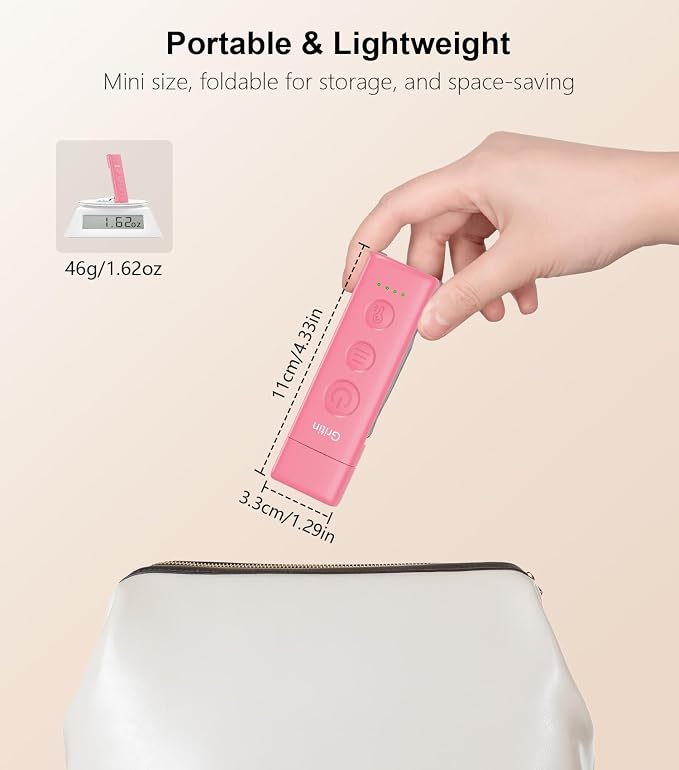 Gritin Book Light Rechargeable, Clip on LED Reading Light - Image 8