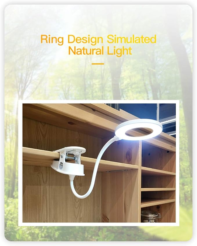 Clip on Reading Lamp, Battery Powered - Image 7