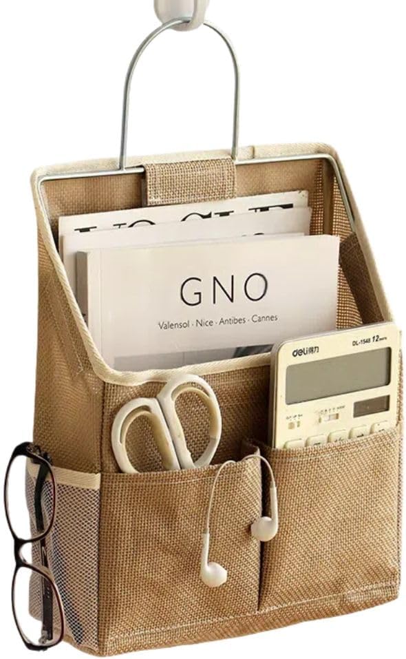 Dorm Storage Bedside Caddy Dorm Room Essentials Linen Hanging Storage Organizer by Unknown