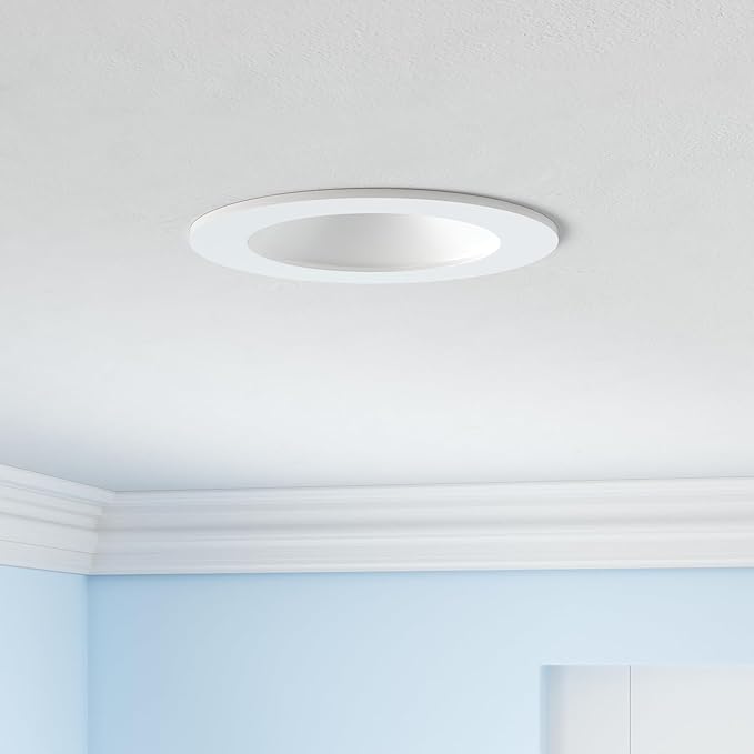 VANANCE Smart Can Light 6 Inch, Multicolorred, Dimmeble, 2700K-6500K CCT Selectable, RGB Remote LED Recessed Lighting 4 Pack, WiFi & Bluetooth LED Downlight, Compatible with Alexa Google Home