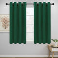 Easy-Going Thermal Grommet Blackout Curtains, 2 Panels 52x46 in, Dark Green | by Easy-Going