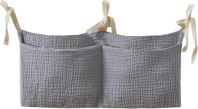 Baby Bedside Hanging Bags Storage Organizer Milk Bottle Toy Crib Baby Nappy-Bag by Simpletochoose