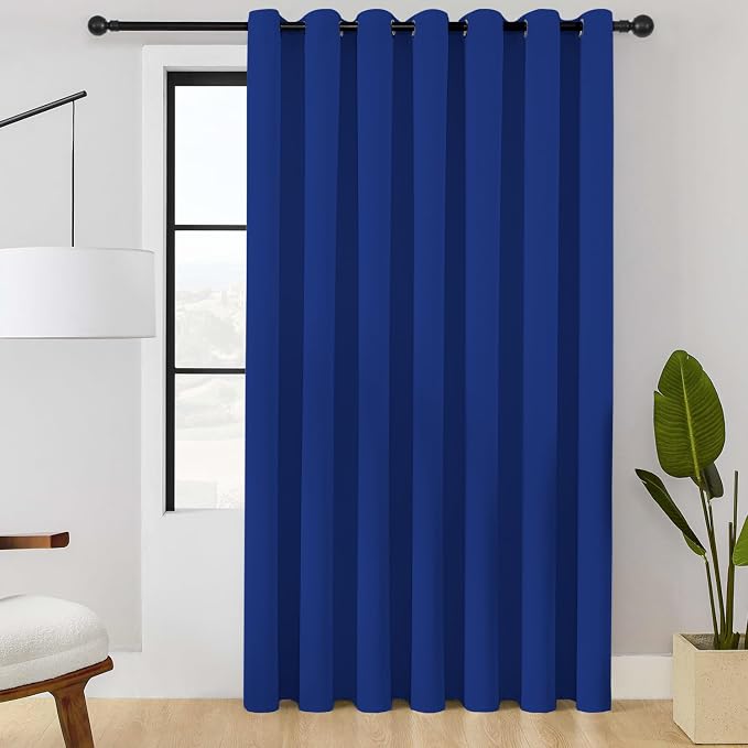 ChrisDowa Room Divider Curtain 120 Inch Long Sliding Door Curtains, 1 Panel | by ChrisDowa
