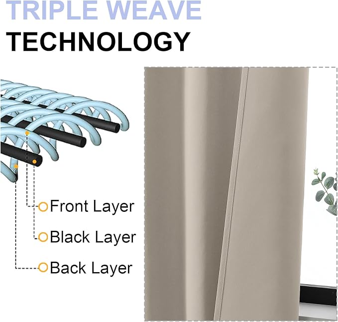 Simplebrand Blackout Extra 10ft Curtains - Image 5