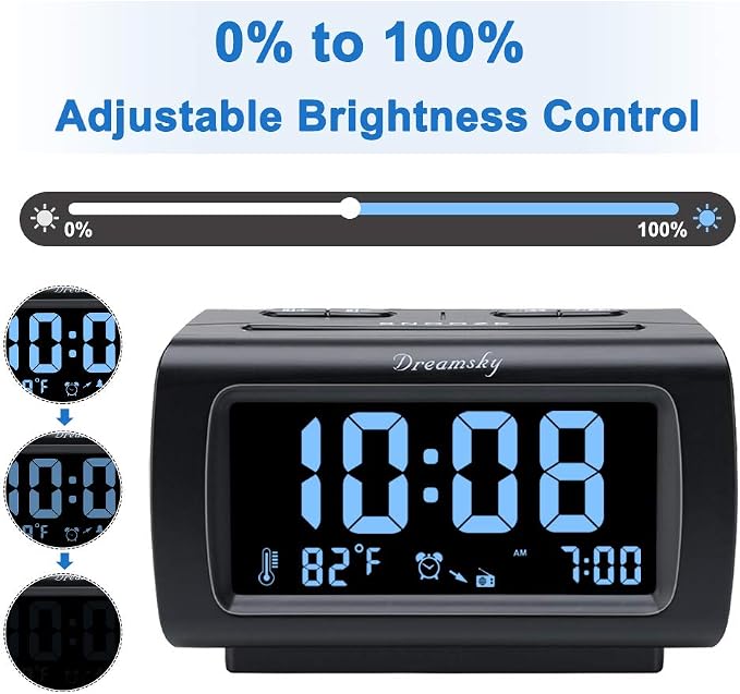 DreamSky Alarm Clock Radio for Bedrooms - Image 4