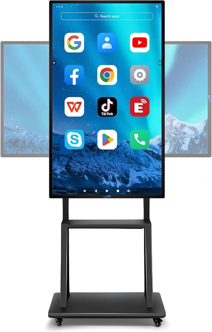 JYXCN Smart Board, 49" Digital Whiteboard, Electronic Smartboard for Classroom Office Home, Screen Mirroring from Android and iOS for Live Streaming (Board Only)