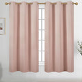 Diraysid Blush Grommet Blackout Curtains by Diraysid%2C+refresh+your+life