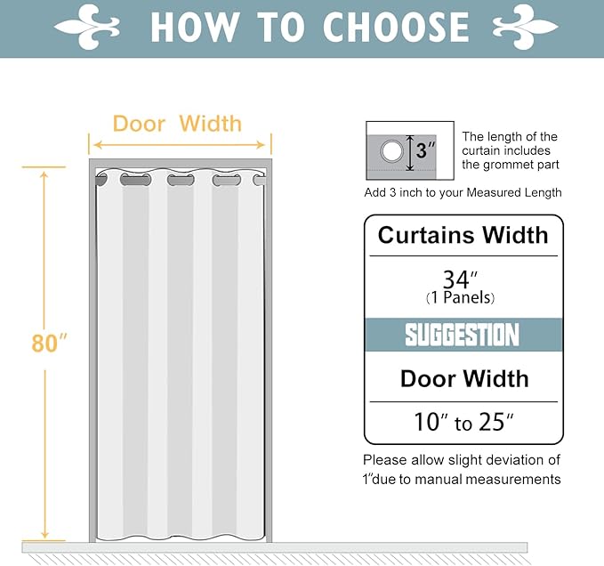 ChrisDowa Blackout Curtains Door Curtain - Image 6