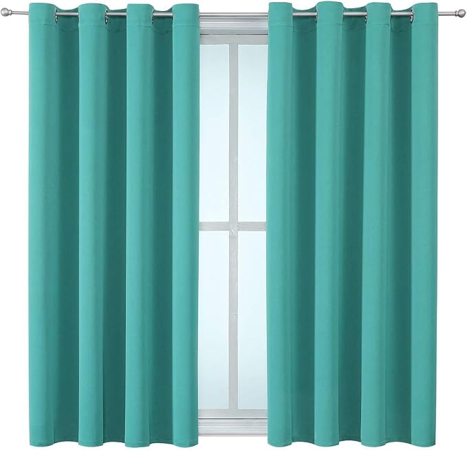 ChrisDowa Blackout Curtains for Bedroom and Living Room 63 Inches Long | 2 - Image 7