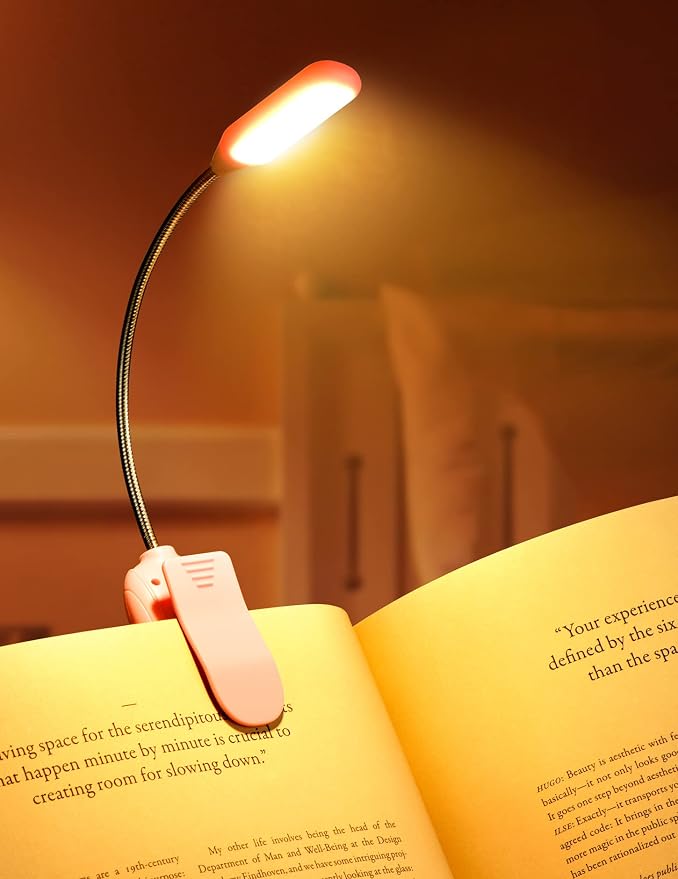 Monotremp Book Lights for Reading at Night in Bed, 80 Hours Runtime by Monotremp