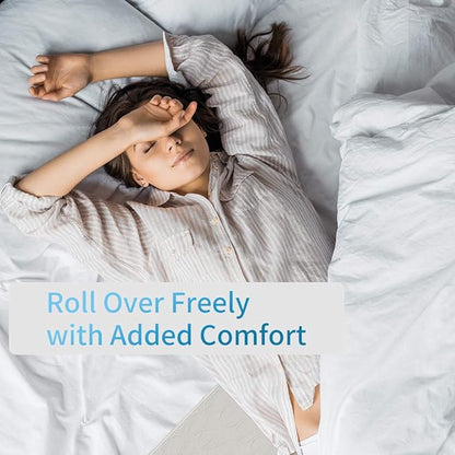 Reusable Bed Pad (XL 36×60 Inch) - Waterproof, Washable and Nonslip Incontinence Underpads with Tuck-Ins for Adults and Pets (Full, Queen)